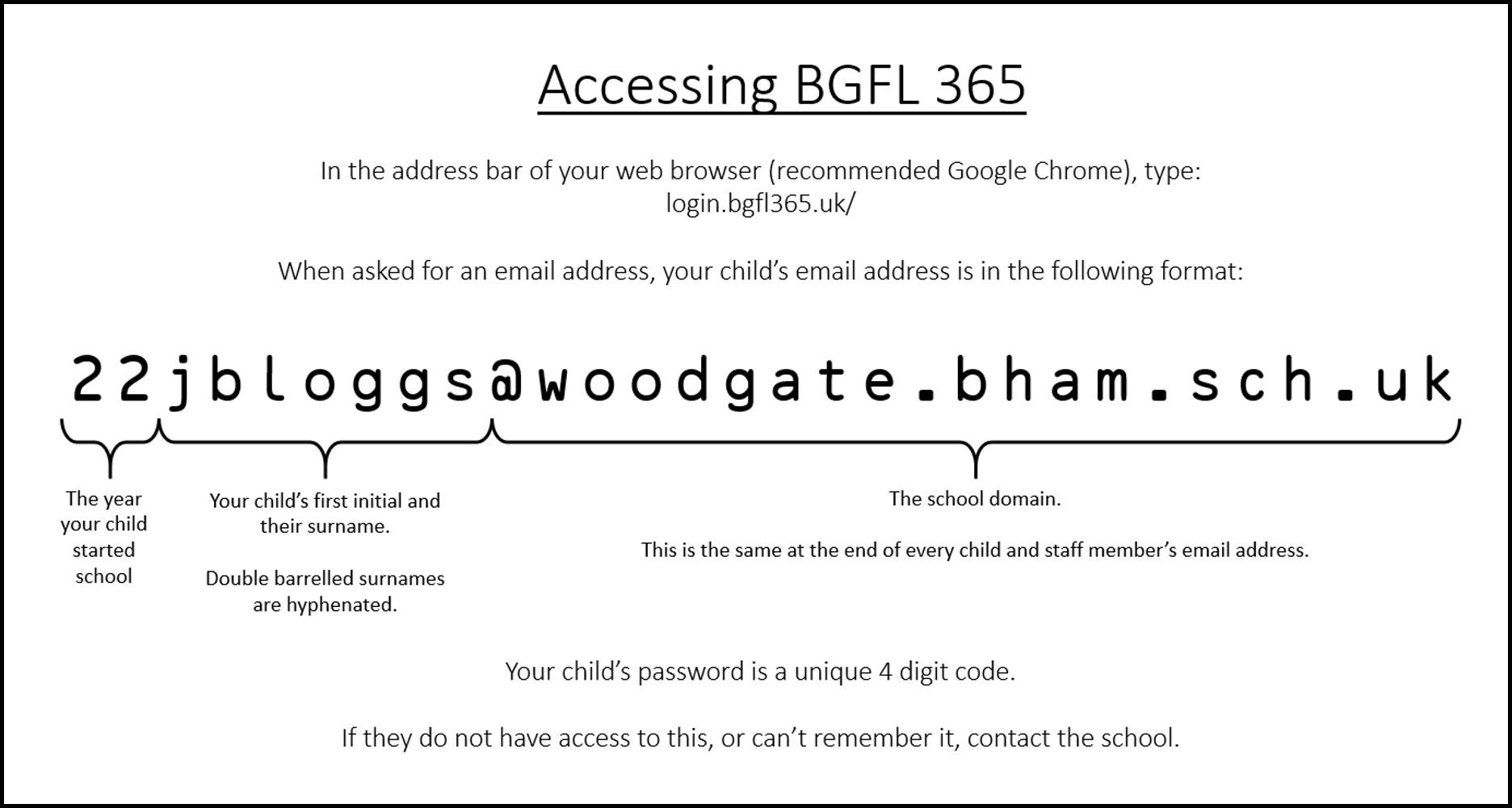 Accessing BGFL365
